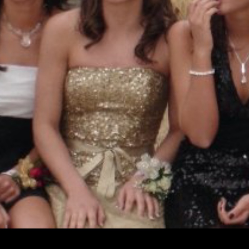 Scala Sequined 3/4 Formal Dress